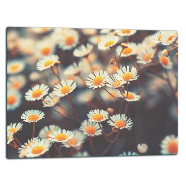 SKÄRBRÄDA I GLAS 52x40 BLOMMOR