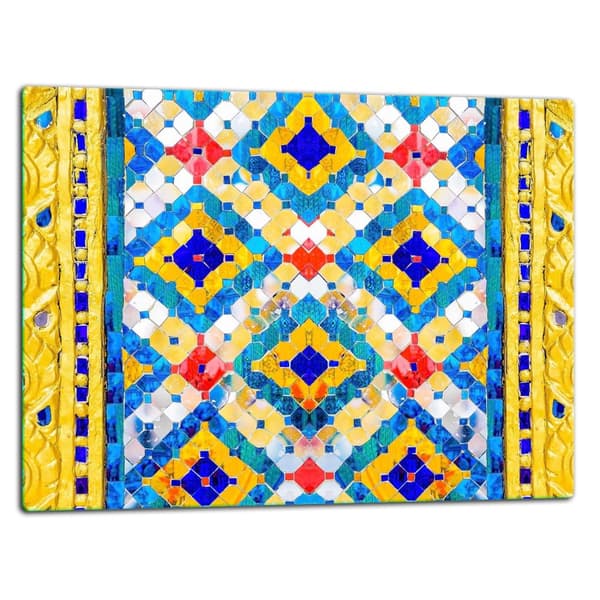 SKÆREBRÆT I GLAS 52x40 MOSAIK