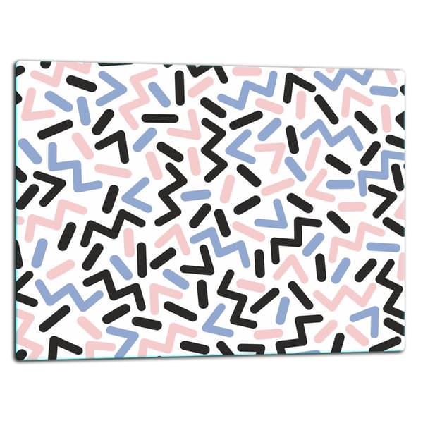 SKÆREBRÆT I GLAS 52x40 MØNSTER