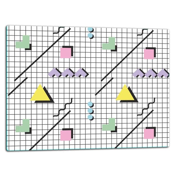 SKÄRBRÄDA I GLASPLATTA 52x40 MOSAIK