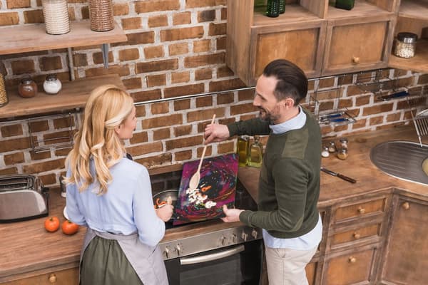 GLAS SKÆREBRÆT 52x40 KUNSTIGT