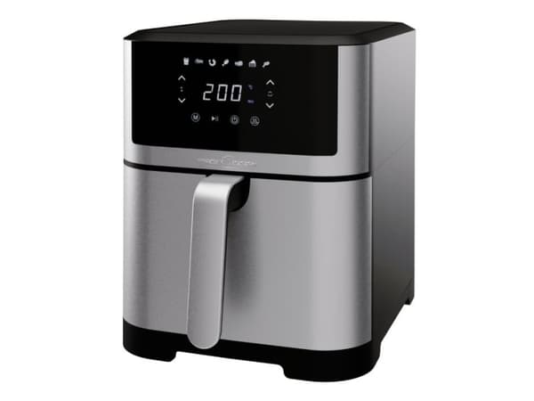ProfiCook PC-FR 1269 H, Hot air fryer, 8 L, 80 °C, 240 °C, Single, Black, Stainless steel