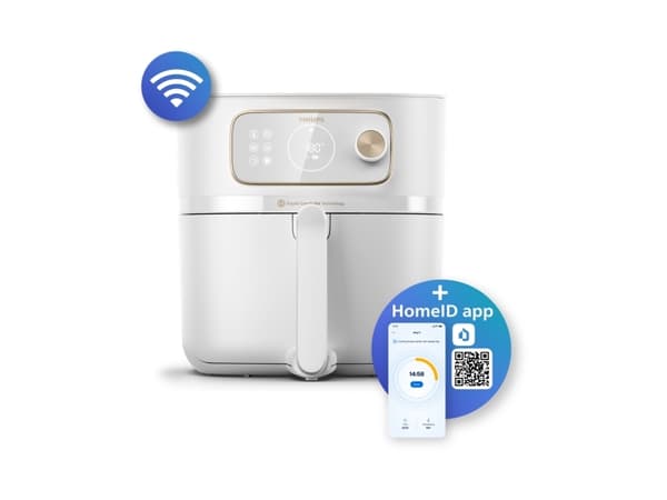 Philips 7000-serien HD9876/25 Single 8,3 l Autonom 2200 Watt varmluftfryser Hvit