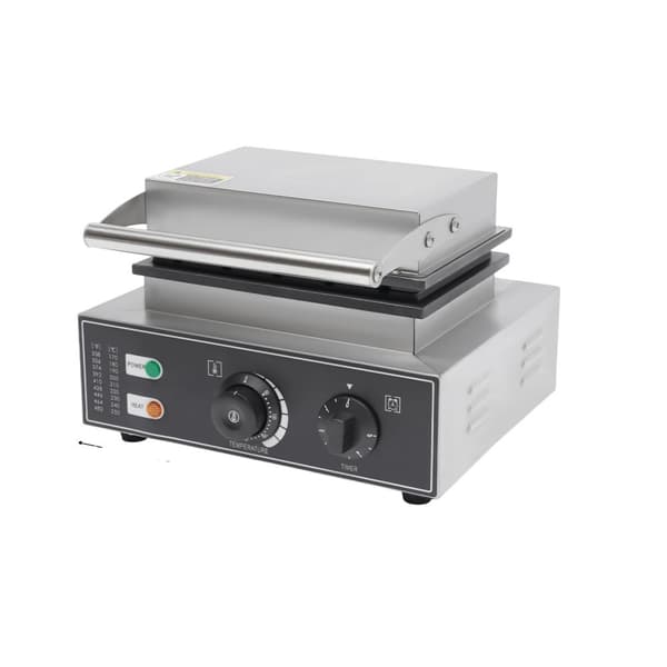 Maissikoiran valmistaja, Tehokas 1550W, Tarttumattomat paistolevyt,musta