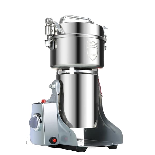 Urteknuser Kaffemaskine, Høj Effekt 2400W, Stor Kapacitet 800G,Sølv, 220V, EU