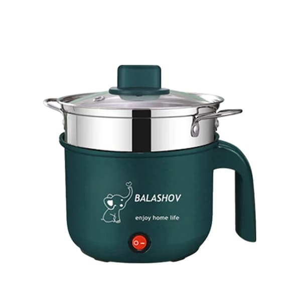 Mini elektrisk kogekar, non-stick belægning, 1,8L kapacitet,Dobbelt, EU