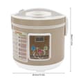 Pikkukuva 2 / 2: Musta valkosipuli fermentointilaite, 5L kapasiteetti, automaattinen fermentointi,vaaleankeltainen
