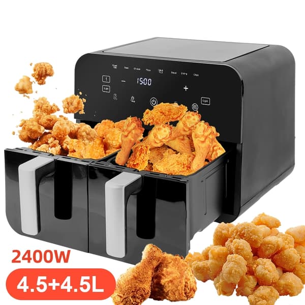 Elektrisk Air Fryer, 6L/9L kapacitet, 1500W/2400W effekt,EN, EU