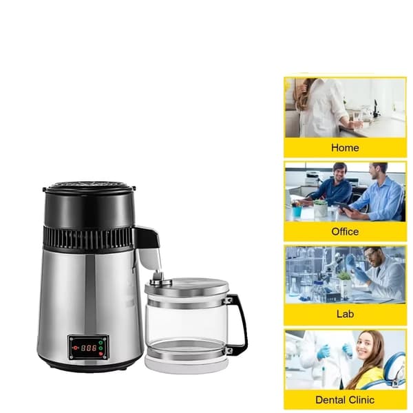 Vesitislaaja, 4L kapasiteetti, 750W teho,Hopea