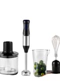 Pikkukuva 1 / 2: Keittiön sauvasekoitin, 1000W teho, ruostumaton teräs,4 in 1Musta, EU-plugi