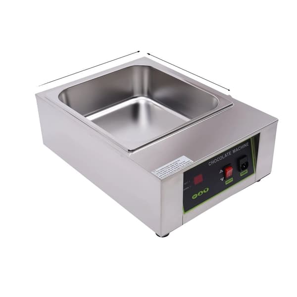 Chokladsmältare, Kraftfull 1KW, Justerbar Temperatur 0-95°C,Silver