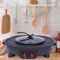 Miniatyrbillede 4 af 4: 2-i-1 Elektrisk Grill Hot Pot, 2000W Effekt, Non-Stick Overflade, Egnet til 5-6 Personer