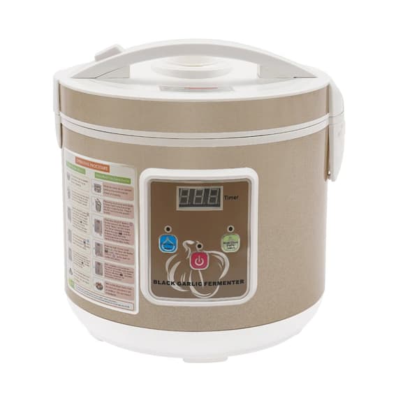Hvidløg Fermenteringsmaskine, 5L Kapacitet, Intelligent Temperaturkontrol,Mørk khaki