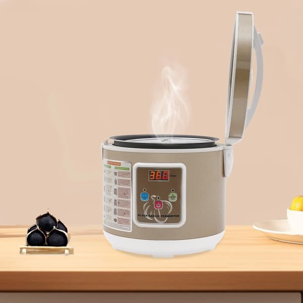 Svartlök Fermenteringsmaskin, 5L Kapacitet, Automatisk Temperaturkontroll,VIT