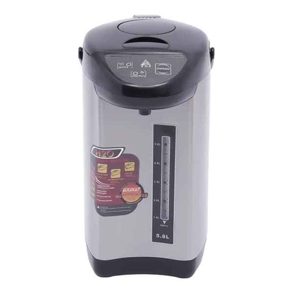 Thermo Pot Vattenkokare, 5,8L Kapacitet, 750W Uppvärmningskraft,3000ml, Svart