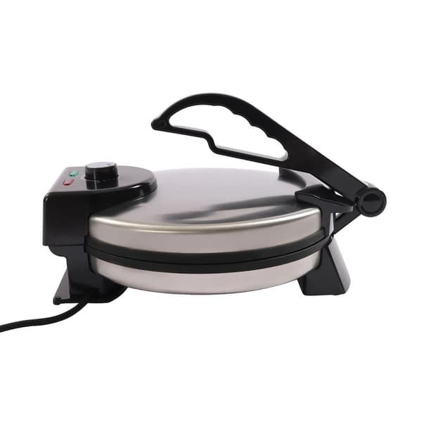 Roti Maker, Non-Stick Overflade, Dobbelt-Sidet Opvarmning,sort