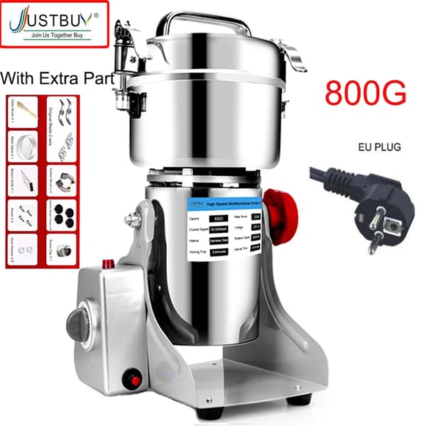 Yrttimylly, 800G kapasiteetti, 3000W teho,800G EU