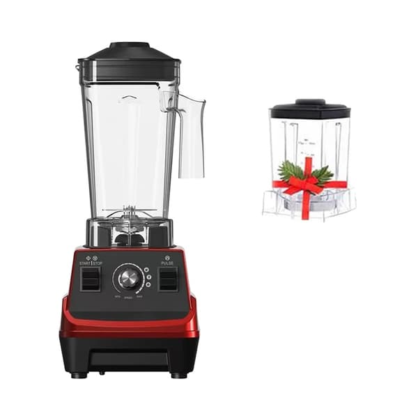 Smoothie Mixer, 1800W Hög Effekt, BPA-fri Dubbel Jar, G5001 RÖD, EU-kontakt