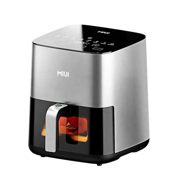 Air Fryer, 5L Kapacitet, Berøringskontrol,EU, Lys grå