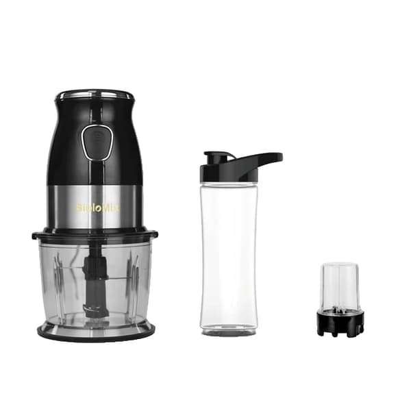 Kannettava tehosekoitin, BPA-vapaa, 500W teho, Lisähiomakupilla, EU-pistokkeella