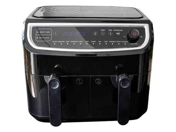 Gastronoma 18290003 Varmlufts/-frituregryde 9 l 2400 W Timerfunktion, Beskyttelse mod overophedning, Indikatorlys, med display, Non-stick-belægning S