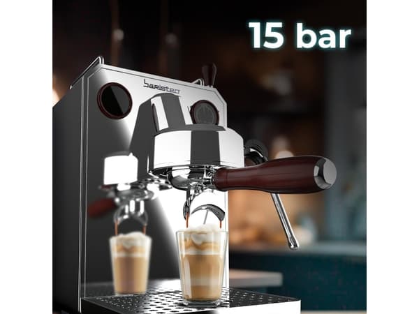 Cecotec Baristeo Intima, Espressomaskin, 1,7 l, Malt kaffe, 1850 W, Rustfritt stål