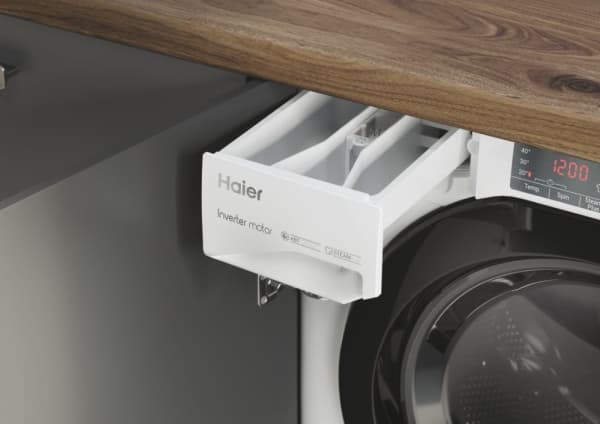 Haier Series 4 HWQ90B416FWB, etukuormaaja, 9 kg, B, 76 dB, 1600 rpm, A
