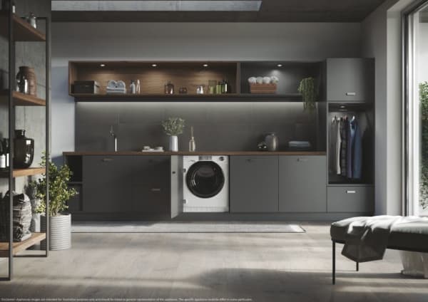 Haier Series 4 HWQ90B416FWB, etukuormaaja, 9 kg, B, 76 dB, 1600 rpm, A