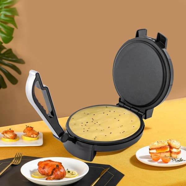 Roti Maker, 1200 W Effekt, Dobbelt-Sidet Opvarmning