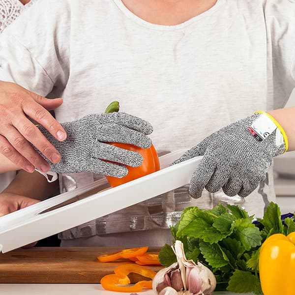 Knivhandskar / Skärsäker Kökshandske - M