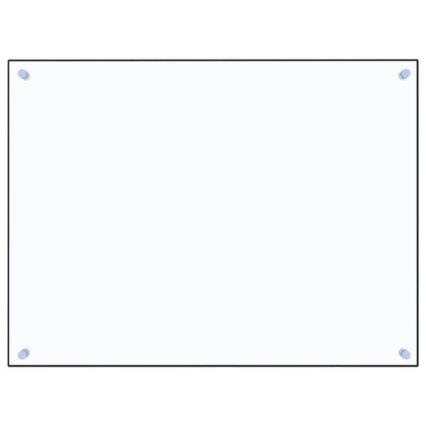 vidaXL Stänkskydd transparent 80x60 cm härdat glas