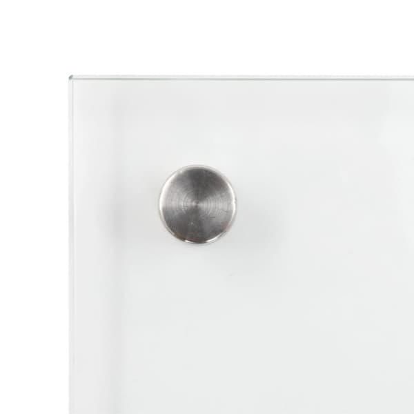 vidaXL Kjøkkenplate gjennomsiktig 70x50 cm herdet glass