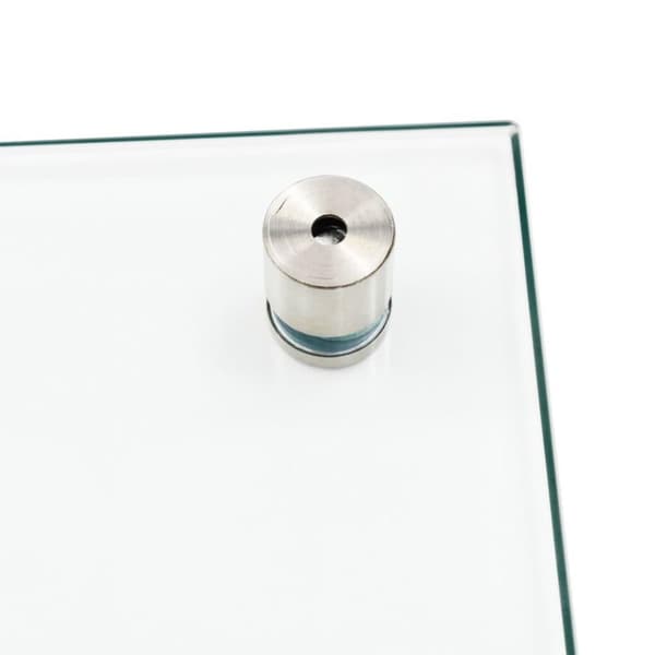 vidaXL Kjøkkenplate gjennomsiktig 70x50 cm herdet glass