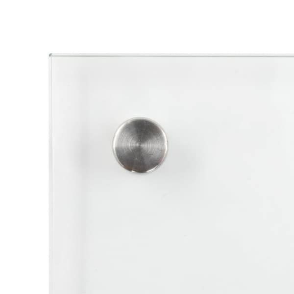 vidaXL Kjøkkenplate gjennomsiktig 100x60 cm herdet glass