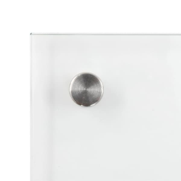 vidaXL stænkplade 80x40 cm hærdet glas gennemsigtig