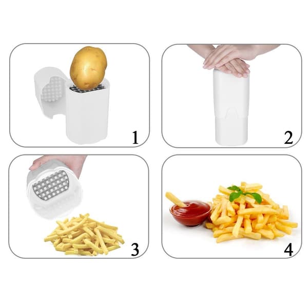 Pommes frites-skærer i rustfrit stål