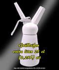 Miniatyrbild 3 av 3: Gräddsifon extra liten 25 cl (0,25L) vit