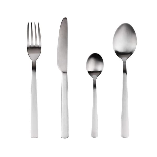 Bestik i genanvendt rustfrit stål fra San Ignacio, 24 dele - Holdbare og elegante køkkenredskaber til din madlavning.