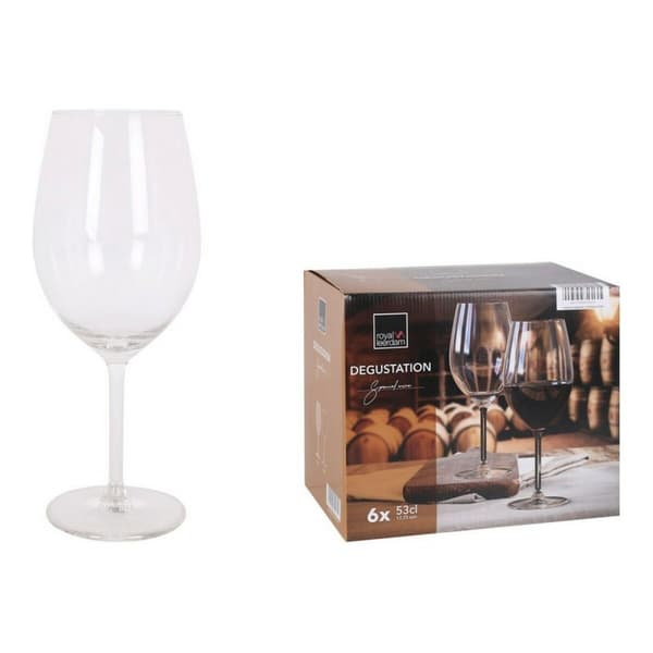Set med vinglas Royal Leerdam Degustation 530 ml 6 Delar (6 antal)