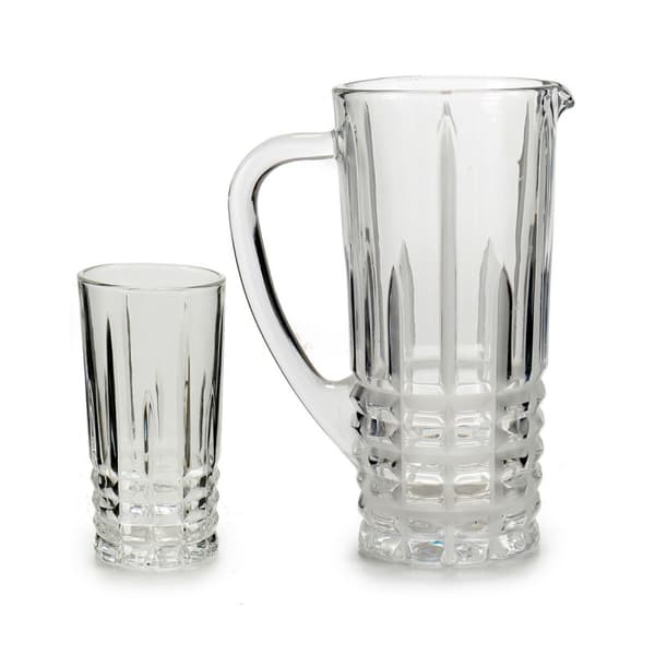 Set med kanna och glas Vivalto 41053 Transparent Glas 250 ml