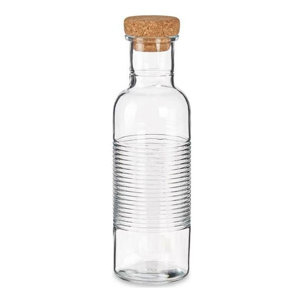 Flaska Pasabahce Hoop Transparent Naturell Kork Glas 1,07 L
