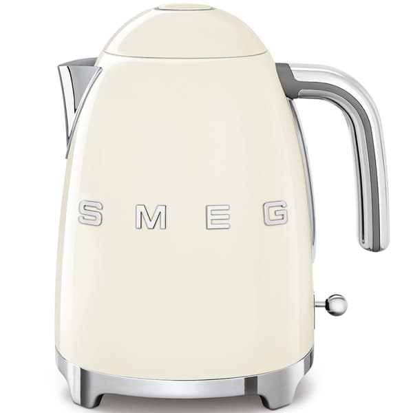 Vattenkokare Smeg KLF04SSEU Rostfritt stål Kräm Plast 2400 W 1,7 L