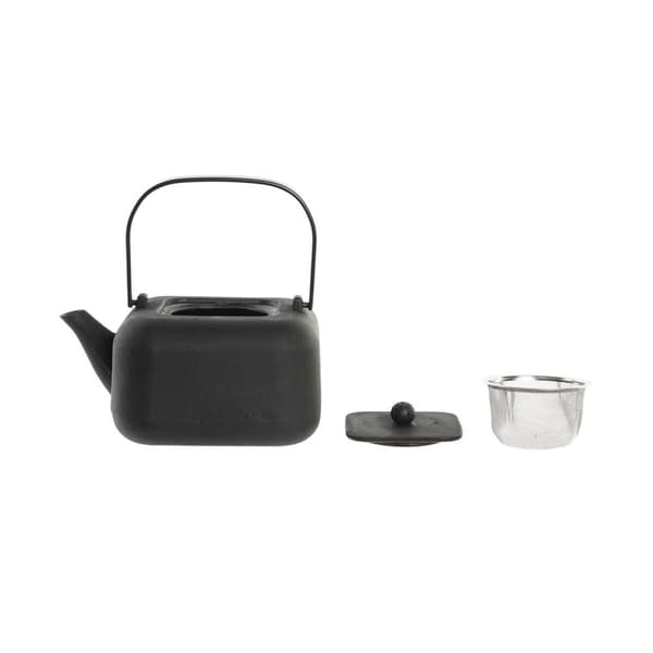 Tekande DKD Home Decor i Sort Rustfrit Stål & Hvid 1,2 L (2 stk) - Elegant og praktisk design til dit hjem.