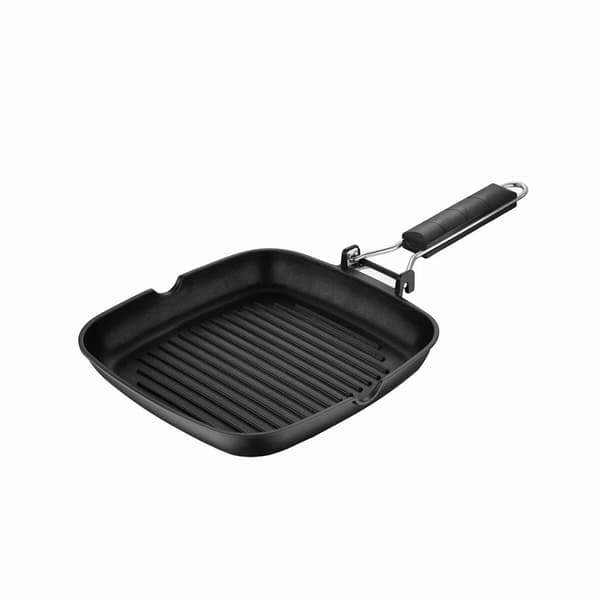 Grill San Ignacio Expert SG1101 Grå Aluminium (24 x 24 x 3,7 cm) - Högkvalitativ grill för utomhusbruk med aluminiumkonstruktion.