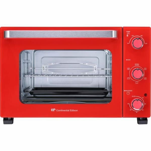 Ugn Continental Edison CEMF35R Röd 1500 W 35 L