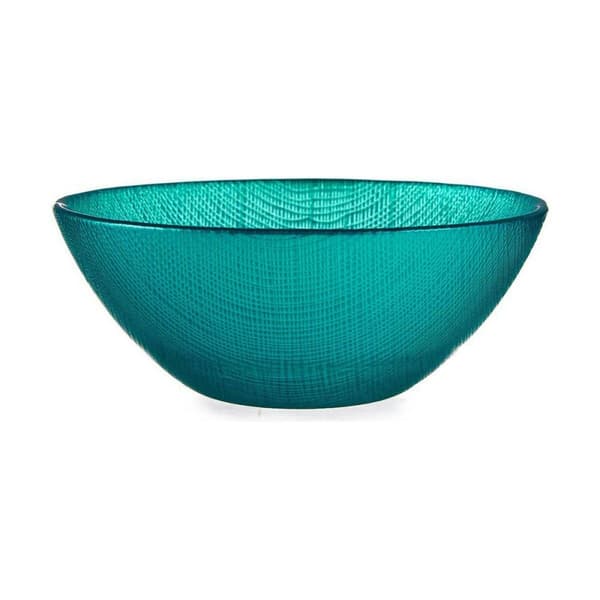 Lasikulho Turkoo Ø 15 cm (6 kpl) - Kaunis turkoosinvärinen lasi juomien ja jälkiruokien tarjoiluun. Täydellinen kotiin tai juhliin.