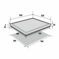 Miniatyrbild 4 av 4: Sauter SPI4664B Induktionshäll 60 cm 5700 W - Effektiv och pålitlig induktionshäll för din köksmiljö.