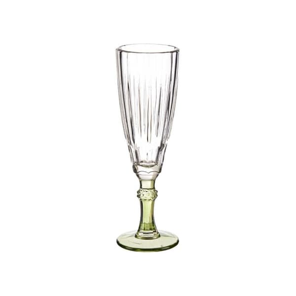 Champagneglas Exotic Glas Grøn 6-pakning (170 ml) - Elegant glas til festlige lejligheder. Perfekt til champagne og bobler!