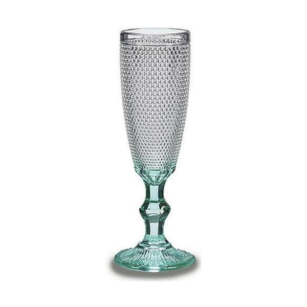 Champagneglas i Turkos Glas 6-pack (185 ml) - Transparent och stilren design för festliga tillfällen.