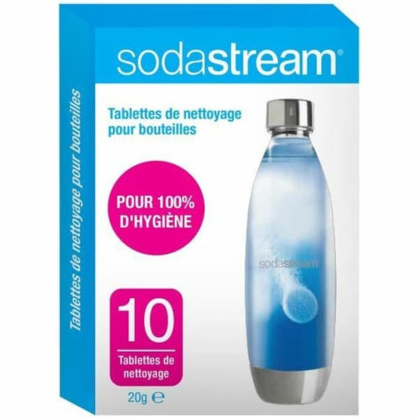 Sodastream Rengøringssæt 10-pakke 30061954 - Effektiv rengøring til din Sodastream-maskine. Hold den i topform med dette sæt.